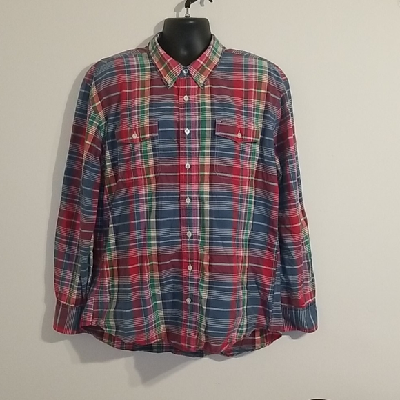 Tommy Hilfiger multi color long sleeved shirt - Picture 5 of 16